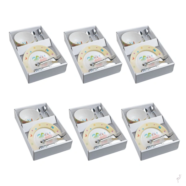 KIT 6 UNIDADES - VAJILLAS INFANTILES 1