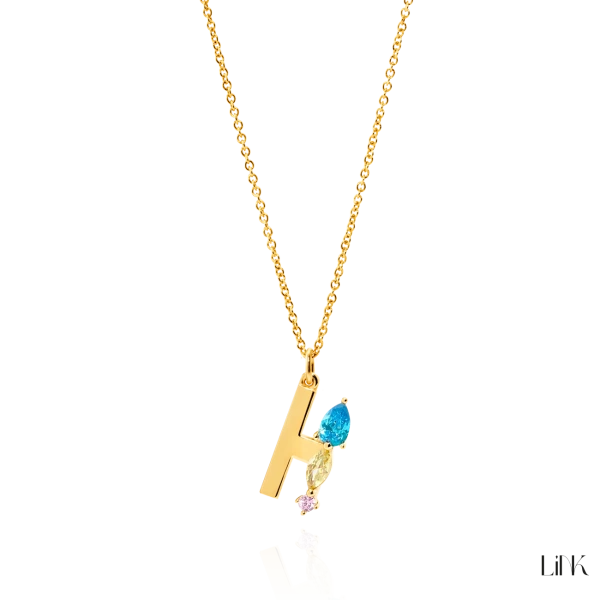 Necklace LINK - Letter H 3