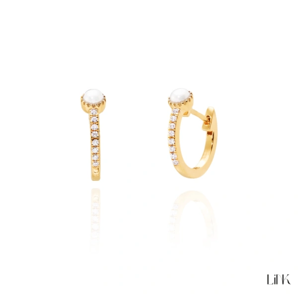 PENDIENTES C/ CIRCONITAS DORADO 1