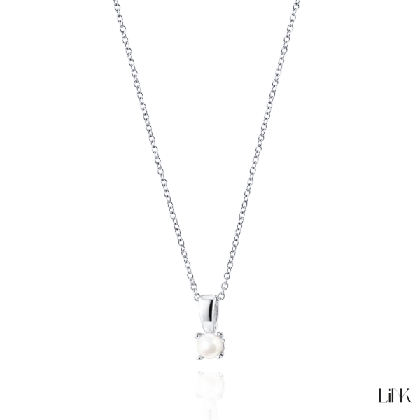 COLLAR LINK C/ PERLA 3