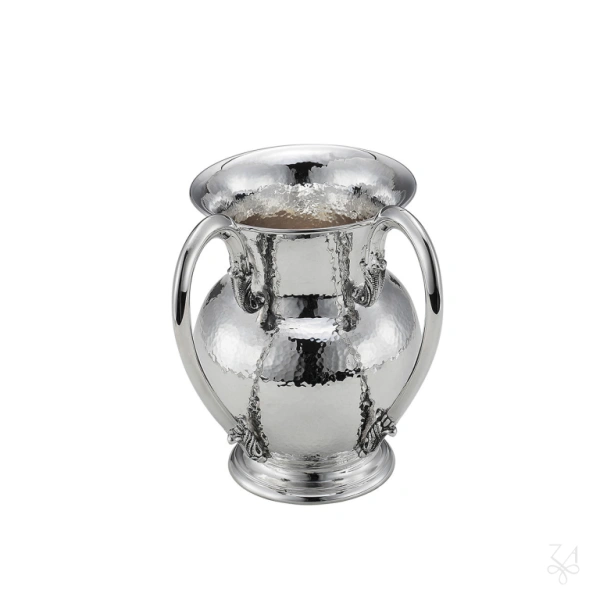 JUG SHOHAM HAMMERED WITH TWO HANDLES AND BASE H.17 CM 1