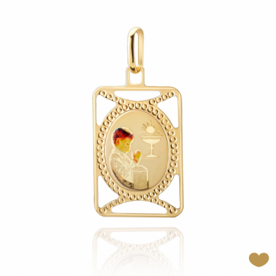 Medalha Comunhão Passion Gold 19.2k 1