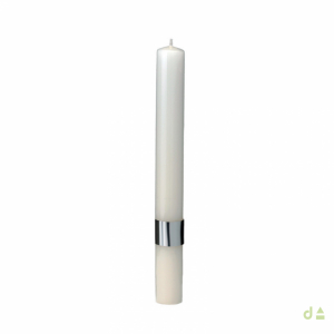 VELA REDONDA CON ANILLO P/COMUNION / BAUTISMO 1