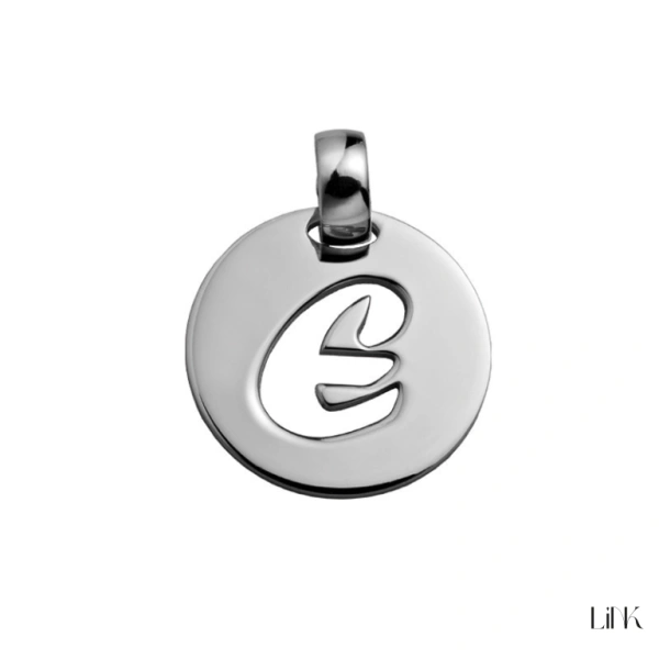 Medalha Passion Letra E 1