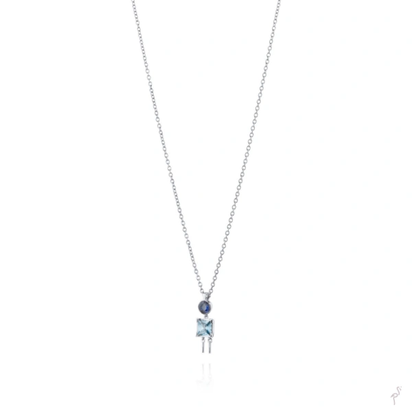 Colar Link - Menino - Azul 3