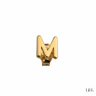 Piercing Link Golden Fun Style - Letter M 1