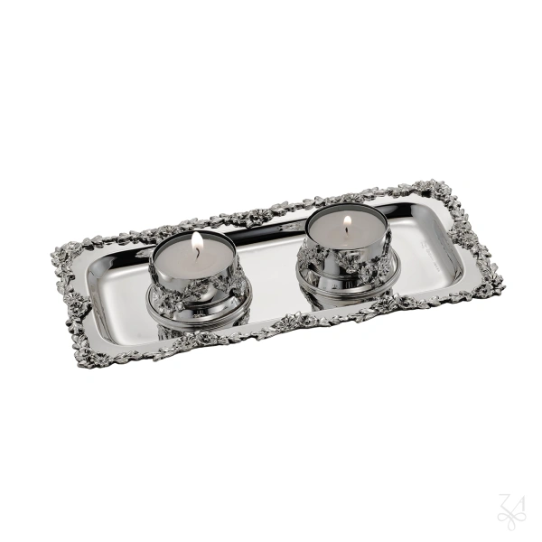 Rectangular Tray CD 20x10cm - Mod. Flower 3
