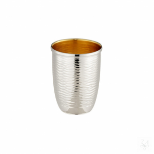Kiddush Plate Hammered D.-15,5cm 6