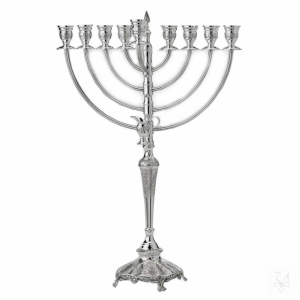 Menorah - Mod. Poppy With Cup, 9 Lights 1