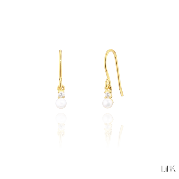 Earrings Link Golden 2