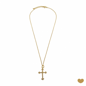 Colar Passion Gold 19.2k - Cruz 2