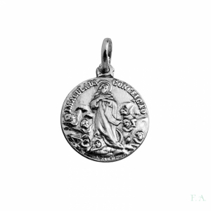 MEDALLA EN PLATA RED. - N. SRA CONCEICAO 1.6CM 1