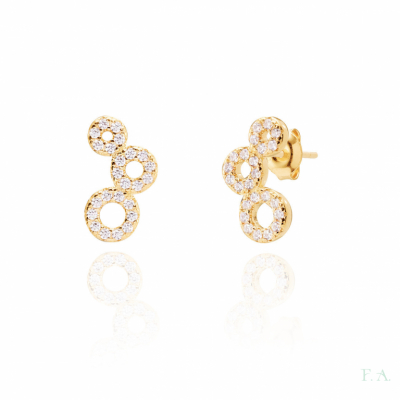 Earrings FA with Zirconias 1