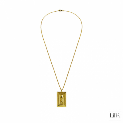 COLLAR LINK WORLD ENERGY STYLE DIOS INCA - DORADO 2