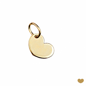 Berloque Passion Gold 19.2k Coração 1