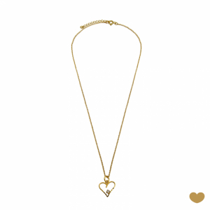 Colar Passion Gold 19.2k - Coração 3