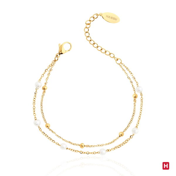 Bracelet Hassu Double Golden 2