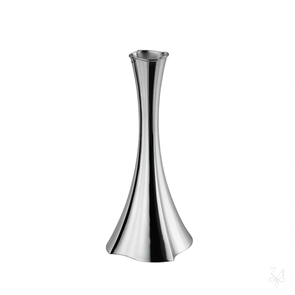 STERLING SILVER RELIGIOUS PLAIN VASE VENEZIA H.30 CM 1
