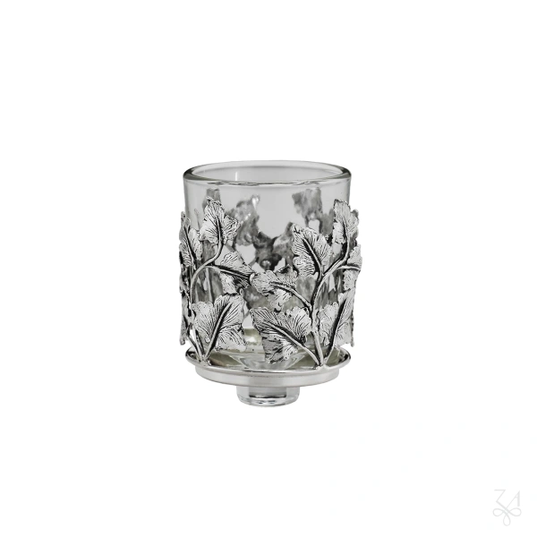 STERLING SILVER LIGTH RING FOR CANDELABRA-GLASS 1