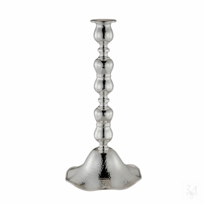 Candlestick 1L Hammered - H.-37cm 1