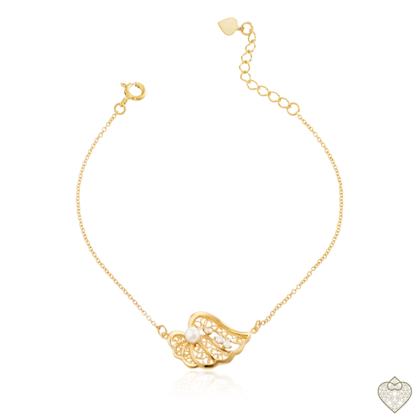 Pulseira Filigrana Saudade Coração 2