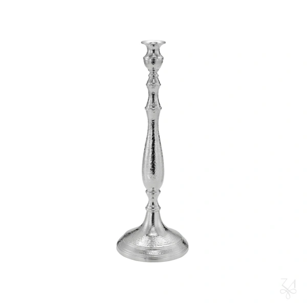 STERLING SILVER RELIGIOUS CANDLESTICK BL WITHOUT WAX SAVER 2 1