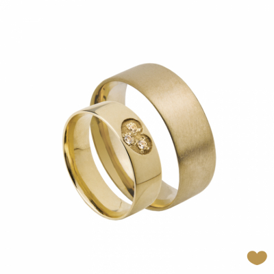 Aliança Passion Gold 9k - 6 mm 2