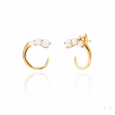 Earrings FA with Zirconias 1