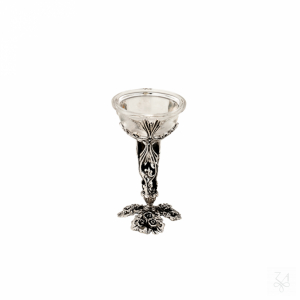 Salt Holder H.-9cm w/ Bohemia Crystal - Mod. Casting 1