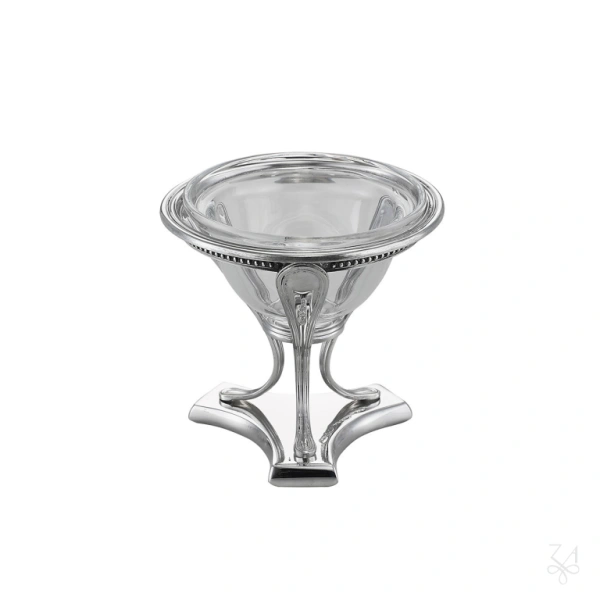 STERLING SILVER RELIGIOUS PLAIN SALT-HOLDER 1