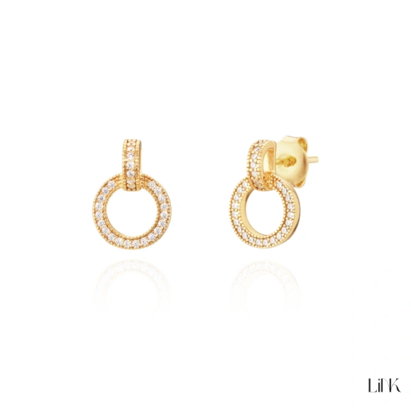 Earrings Link Golden 1
