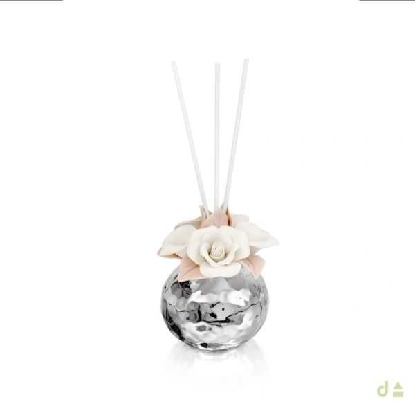 BIBELOT PERFUMADOR ROSA BLANCA 8x8 1