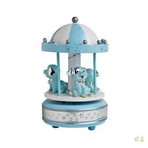 CARRUSEL PERROS CELESTE 1