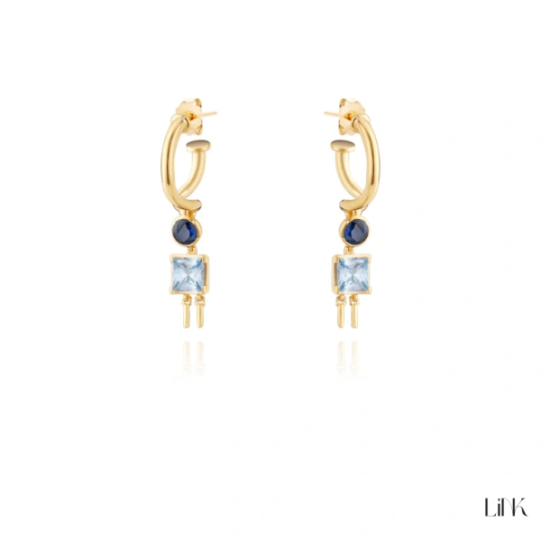 Earrings Link Golden - Boys 1