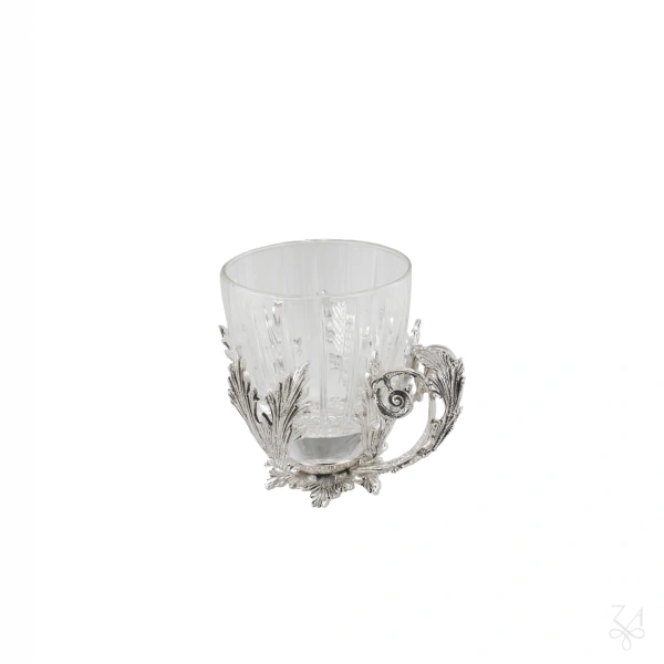 Porta Bicchiere The Foglia Acanto c/ Manico 2