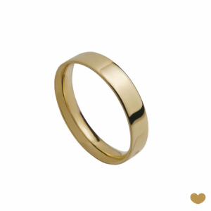 Aliança Passion Gold 9k - 3.5 mm 1