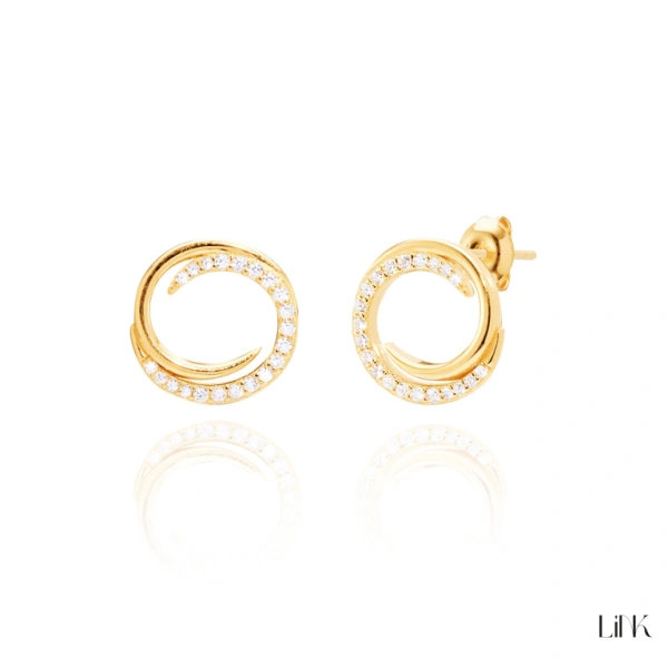 PENDIENTES C/ CIRCONITAS DORADO 1