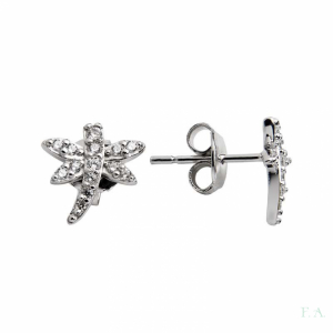 PENDIENTES EN PLATA C/ CIRCONIAS 1