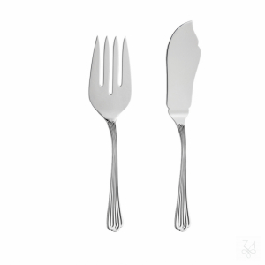 Two Pieces Serving Fish Set - Mod. Meridiani 1