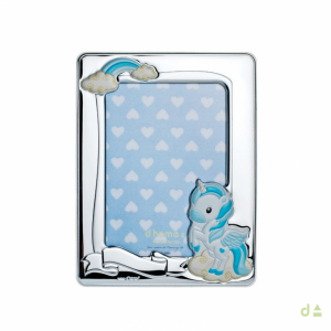 MARCO UNICORNIO 10X15 BORDO 2.7CM CELESTE 1