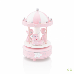CARRUSEL PERRO ROSA C/ PUZZLE 1
