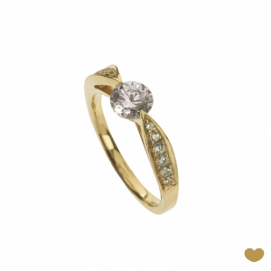 Anel Passion Gold 9k 1