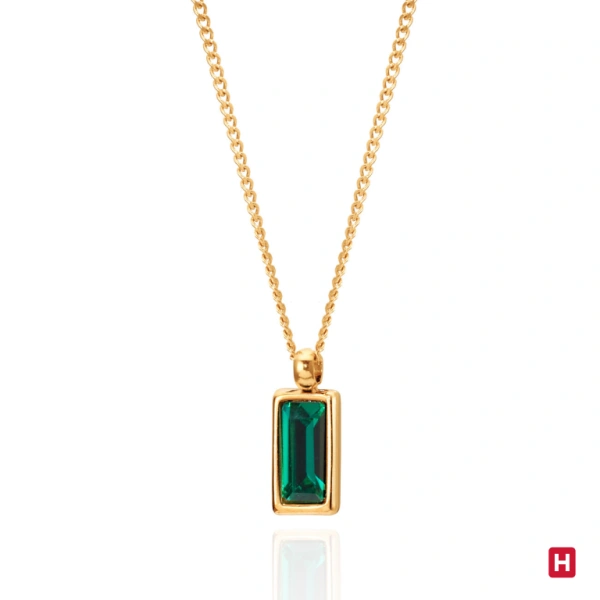 Colar Hassu Golden - Green 1