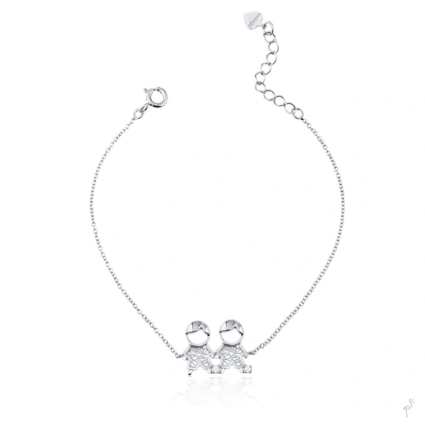 PULSERA FILIGRANA 2 NIÑOS 1
