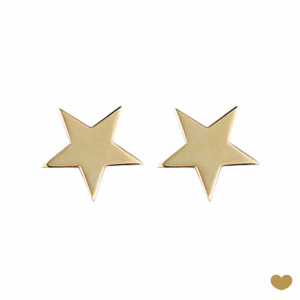 Brincos Passion Gold 19.2k Estrela 1