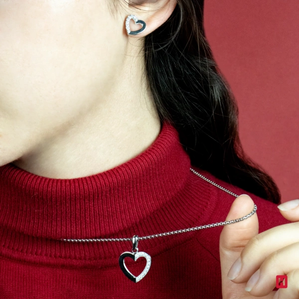 PENDIENTES HASSU CORAZONES "LOVE MAGIC I" - RODIO 2