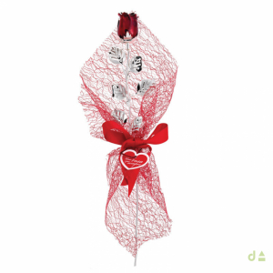BIBELOT ROSA BORDEAUX C/ 30CM 1