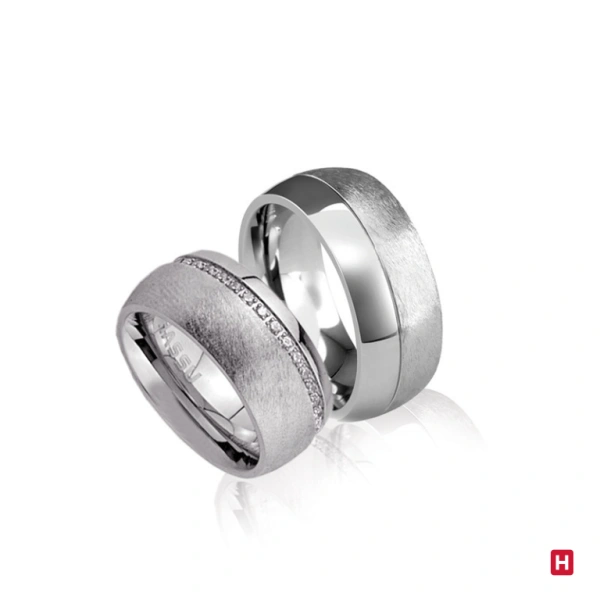 Set Wedding Rings Hassu Eternity I 2