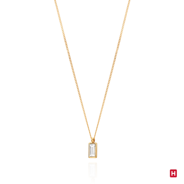 Necklace Hassu Golden - White 2