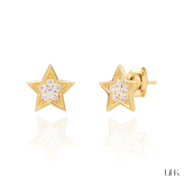 Brincos FA com Zircónias - Estrela 1